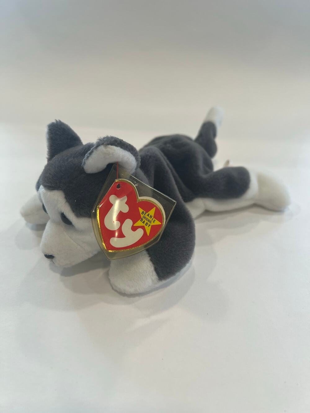 Ty Beanie Baby Nanook 1996 Husky Beanbag Plush Stuffed Toy Collectible